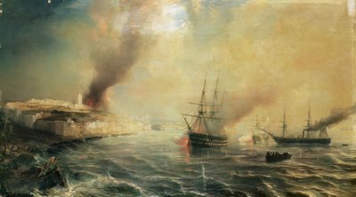 Bombardment of Sale by Jean Antoine Theodore Gudin